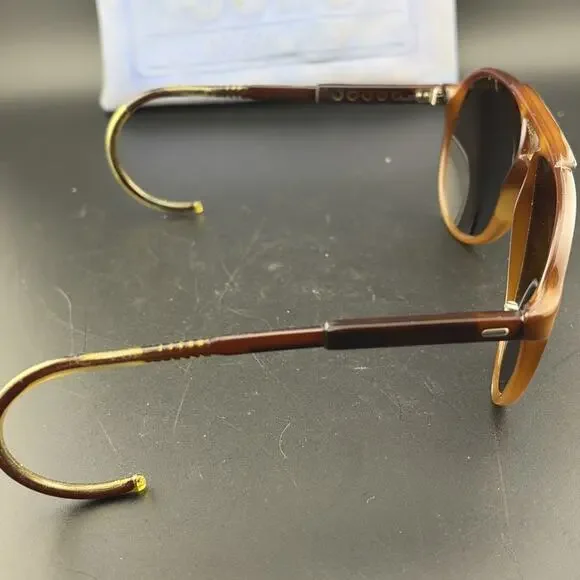 Bolle IREX 100‎ Brown Sunglasses Temple Tips Made In France - Picture 7 of 13